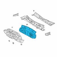 OEM Toyota Camry Insulator Assy, Dash Panel Diagram - 55210-06030