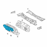 OEM 2000 Toyota Camry Insulator, Dash Panel, Outer Diagram - 55223-33070