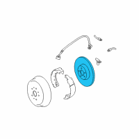 OEM Jeep Liberty Plate-Brake Backing Diagram - 5066150AA