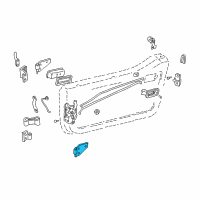 OEM Jeep Wrangler Door Hinge Front, Right Diagram - 55176367