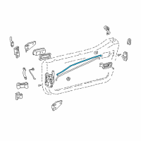 OEM 2002 Jeep Wrangler Link-Door Latch Diagram - 55176626