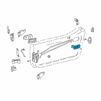 OEM Jeep Handle-Inside Release Diagram - 55176477AB