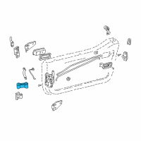 OEM 2002 Jeep Wrangler Strap-Front Door Diagram - 55176339AC