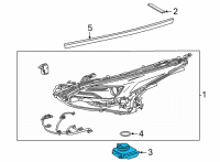 OEM 2022 Toyota Mirai Computer Diagram - 81016-62120