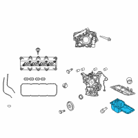 OEM 2014 Dodge Durango Pan-Engine Oil Diagram - 53022343AL