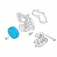 OEM 2018 Ford Escape Pulley Diagram - DS7Z-8509-A