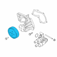 OEM 2017 Ford Fusion Pulley Diagram - DS7Z-8509-A