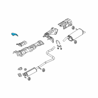 OEM 2012 Ford Fiesta Converter Shield Diagram - BE8Z-9N454-A