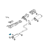 OEM 2017 Ford Fiesta Bracket Diagram - BE8Z-14A163-BA