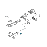 OEM 2016 Ford Fiesta Front Insulator Diagram - BE8Z-5A262-B