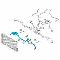 OEM 2019 BMW M6 Gran Coupe Turbocharger Intercooler Hose Diagram - 17-12-2-284-290