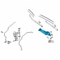 OEM Hyundai Elantra GT Linkage Assembly-Windshield Wiper Diagram - 98120-G3000