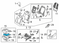 OEM Hyundai Santa Cruz HEATER-FRONT SEAT CUSHION Diagram - 88170-CW510