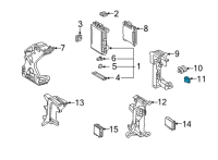 OEM 2021 Lexus ES250 Block Assembly, Relay Diagram - 82660-0E010