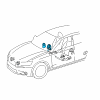 OEM 2020 Lexus GS F Spiral Cable Sub-Assembly With Sensor Diagram - 84307-30130