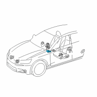 OEM Lexus RC F Computer, Occupant Detection Diagram - 89952-24011