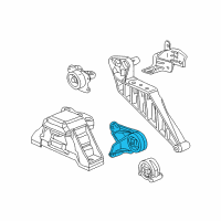 OEM 2002 Saturn Vue Mount Asm-Trans Front Diagram - 21990405