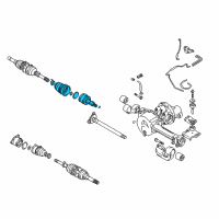 OEM 2004 Chevrolet Tracker Joint Asm, Differential Side (On Esn) Diagram - 91177430