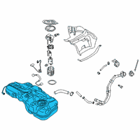 OEM 2019 Hyundai Kona Tank Assembly-Fuel Diagram - 31150-J9500