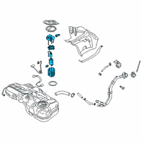 OEM 2021 Hyundai Kona Pump Assembly-Fuel Diagram - 31120-J9500