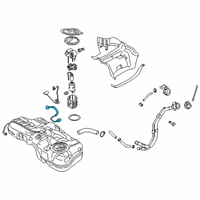 OEM Hyundai Extension Wiring Assembly-Fuel Pump Diagram - 31125-J9000