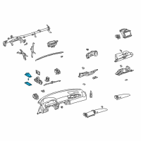 OEM 2006 Lexus GX470 Lamp Assy, Glove Box Diagram - 81260-50010