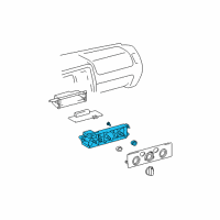 OEM Dash Control Unit Diagram - 55910-35240