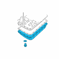 OEM 2010 Nissan Rogue Pan Assy-Oil Diagram - 31390-1XF01