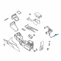 OEM 2020 Ford EcoSport Front Cable Diagram - GN1Z-2853-A