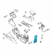 OEM Ford EcoSport Rear Panel Diagram - GN1Z-58043B63-CA