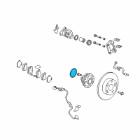 OEM Honda Accord Crosstour O-Ring (75X1.9) Diagram - 91352-SJK-951