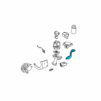 OEM 1998 Chevrolet Camaro Pipe Asm-EGR Valve Diagram - 12556643