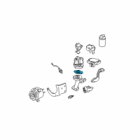 OEM Oldsmobile Cutlass Calais EGR Valve Gasket Diagram - 12337972