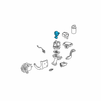 OEM 1995 Chevrolet Impala Solenoid Asm-EGR Control Valve Relay Diagram - 1997223