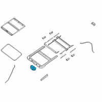 OEM 2009 Nissan Sentra Motor Assy-Sunroof Diagram - 91295-ET010