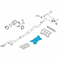 OEM 2020 BMW M240i Fuel Tank Heat Insulation Diagram - 51-48-7-241-773