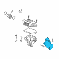 OEM 2021 Dodge Challenger Clean Air Duct Diagram - 68240431AA