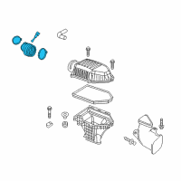 OEM Dodge Charger Clean Air Duct Diagram - 5038430AF