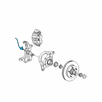 OEM Lincoln Navigator Speed Sensor Diagram - XL3Z-2C204-BC