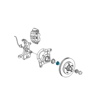 OEM 1999 Ford F-150 Inner Bearing Diagram - F65Z-1201-AA