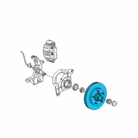OEM 1997 Ford F-250 HD Front Hub Diagram - YL3Z-1V102-E