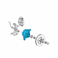 OEM Ford F-250 Splash Shield Diagram - 2L3Z-2K004-AA