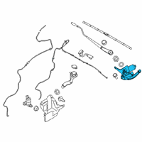 OEM Ford Transit Connect Front Motor Diagram - KT1Z-17508-A