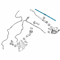 OEM Ford Transit Connect Front Blade Diagram - DT1Z-17528-A