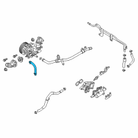OEM 2019 Hyundai Ioniq Hose Assembly-Oil Cooler Diagram - 25471-03HA0