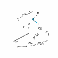 OEM 2003 Mercury Mountaineer EGR Tube Diagram - 2L2Z-9D477-DD