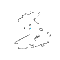 OEM 2005 Lincoln Aviator Hose Diagram - YF1Z-9P761-LA