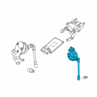 OEM 2017 Cadillac CTS Rear Sensor Diagram - 23209128