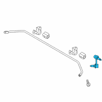 OEM 2017 Kia Optima Link Assembly-Rear Stabilizer Diagram - 55540C1100