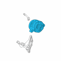 OEM 1999 Chevrolet Malibu GENERATOR Assembly (Remanufacture) Diagram - 10464427